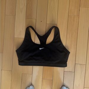 Nike Women's Black Racerback Sports Bra